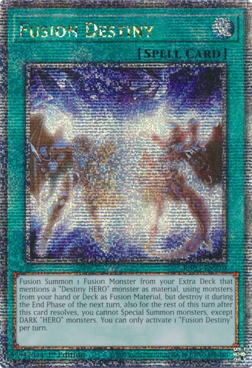 Fusion Destiny (Quarter Century Secret Rare) [RA03-EN270] Quarter Century Secret Rare | RetroPlay Games
