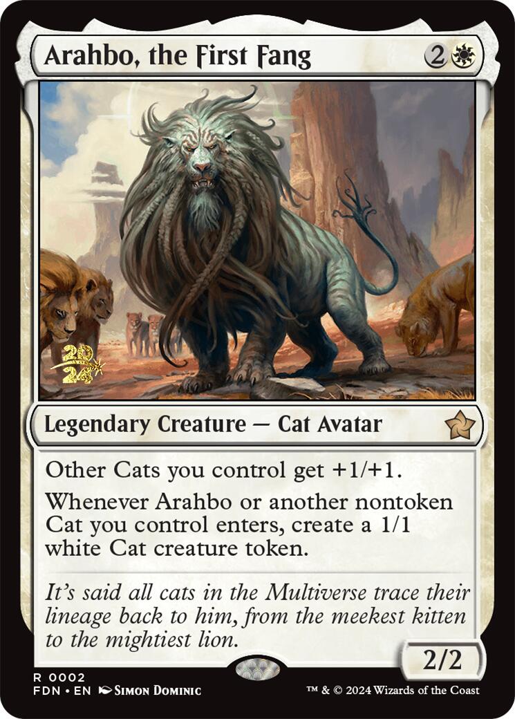 Arahbo, the First Fang [Foundations Prerelease Promos] | RetroPlay Games