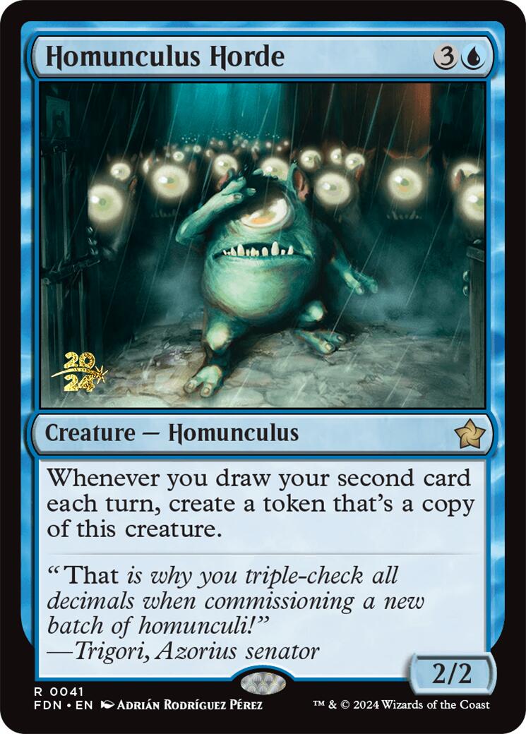 Homunculus Horde [Foundations Prerelease Promos] | RetroPlay Games