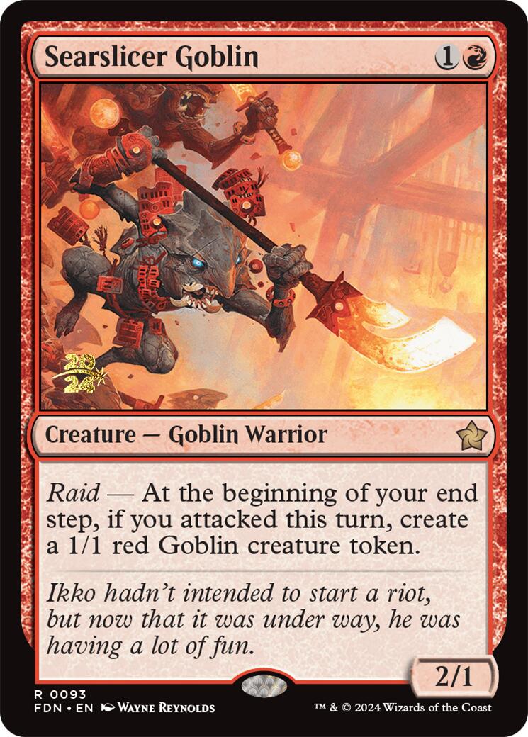 Searslicer Goblin [Foundations Prerelease Promos] | RetroPlay Games