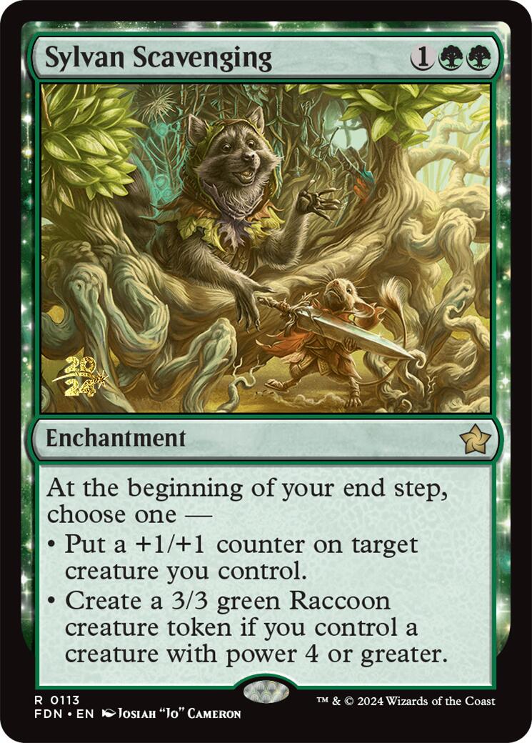 Sylvan Scavenging [Foundations Prerelease Promos] | RetroPlay Games