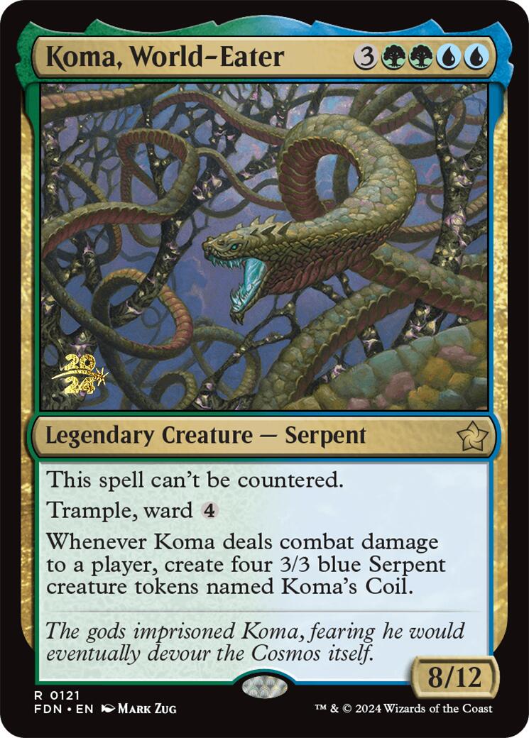 Koma, World-Eater [Foundations Prerelease Promos] | RetroPlay Games