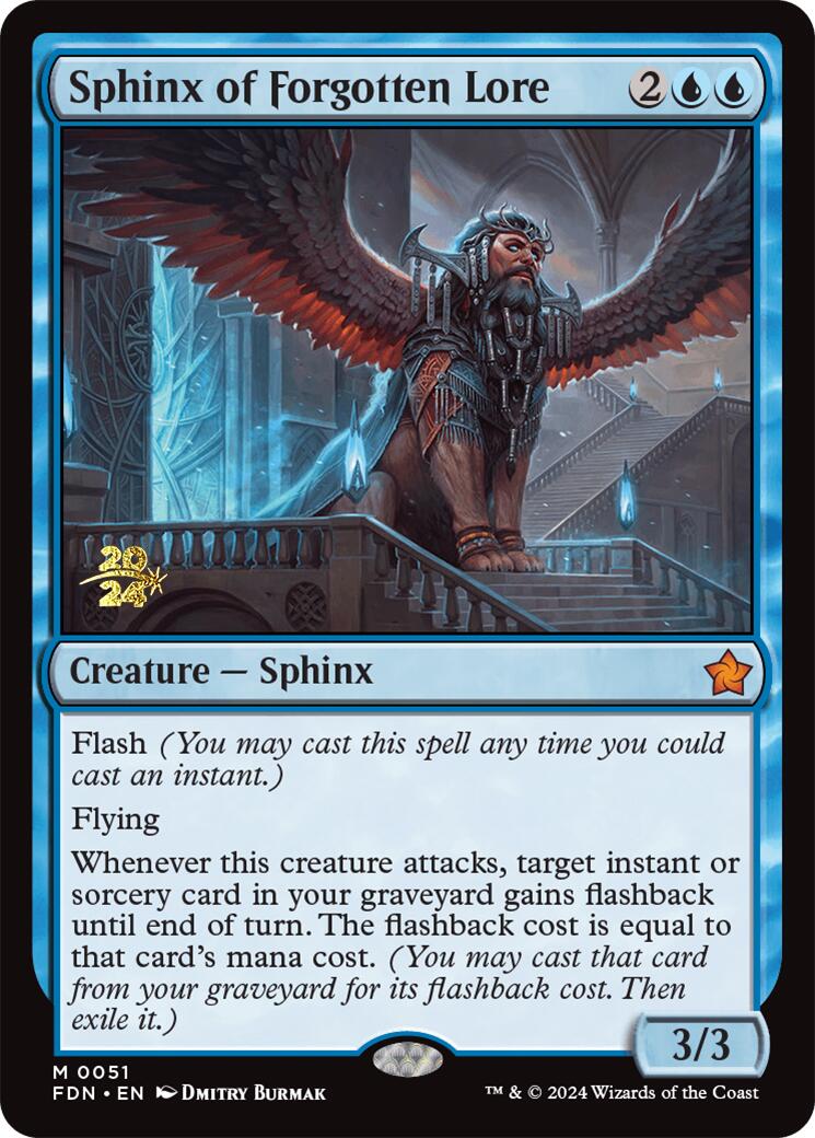 Sphinx of Forgotten Lore [Foundations Prerelease Promos] | RetroPlay Games