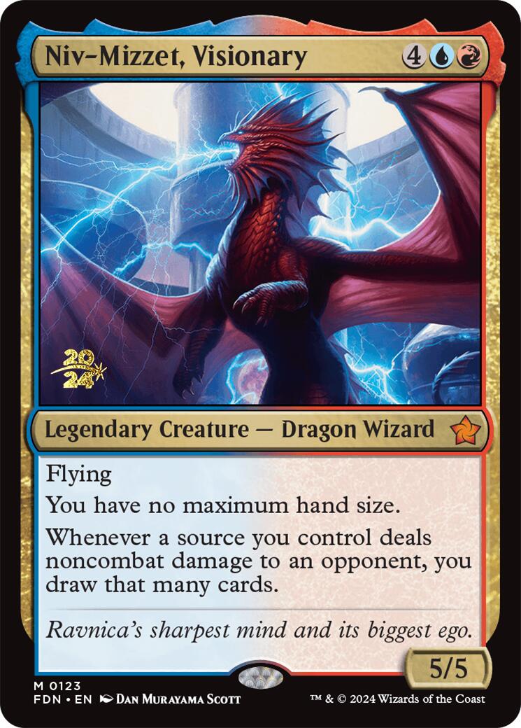 Niv-Mizzet, Visionary [Foundations Prerelease Promos] | RetroPlay Games