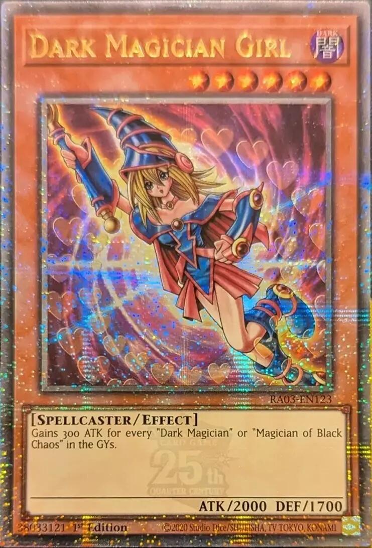 Dark Magician Girl (Quarter Century Secret Rare) (C) [RA03-EN123] Quarter Century Secret Rare | RetroPlay Games