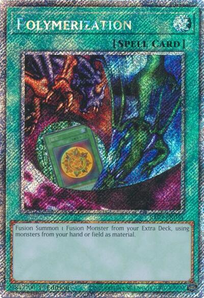 Polymerization (Alternate Art) (Platinum Secret Rare) [RA03-EN051] Platinum Secret Rare | RetroPlay Games