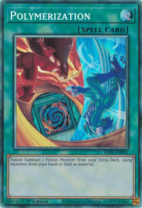 Polymerization (B) (HERO Art) (PCR) [RA03-EN051] Prismatic Collector's Rare | RetroPlay Games