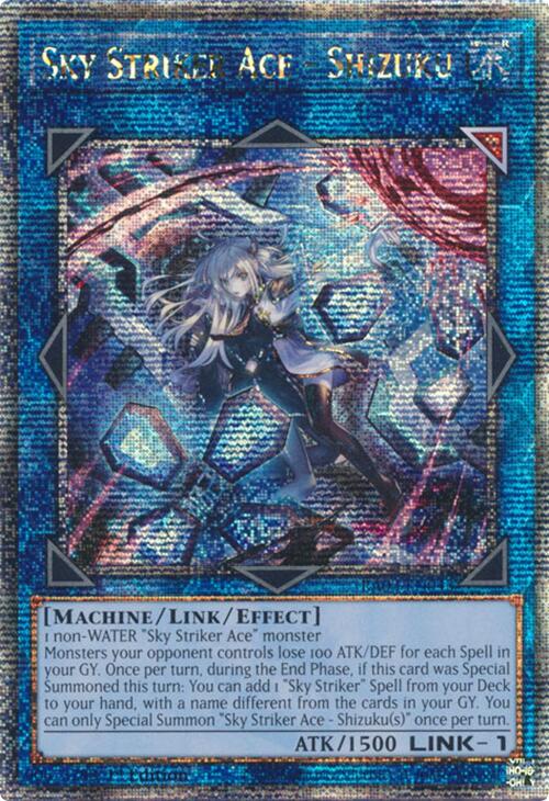 Sky Striker Ace - Shizuku (Alternate Art) (Quarter Century Secret Rare) [RA03-EN043] Quarter Century Secret Rare | RetroPlay Games