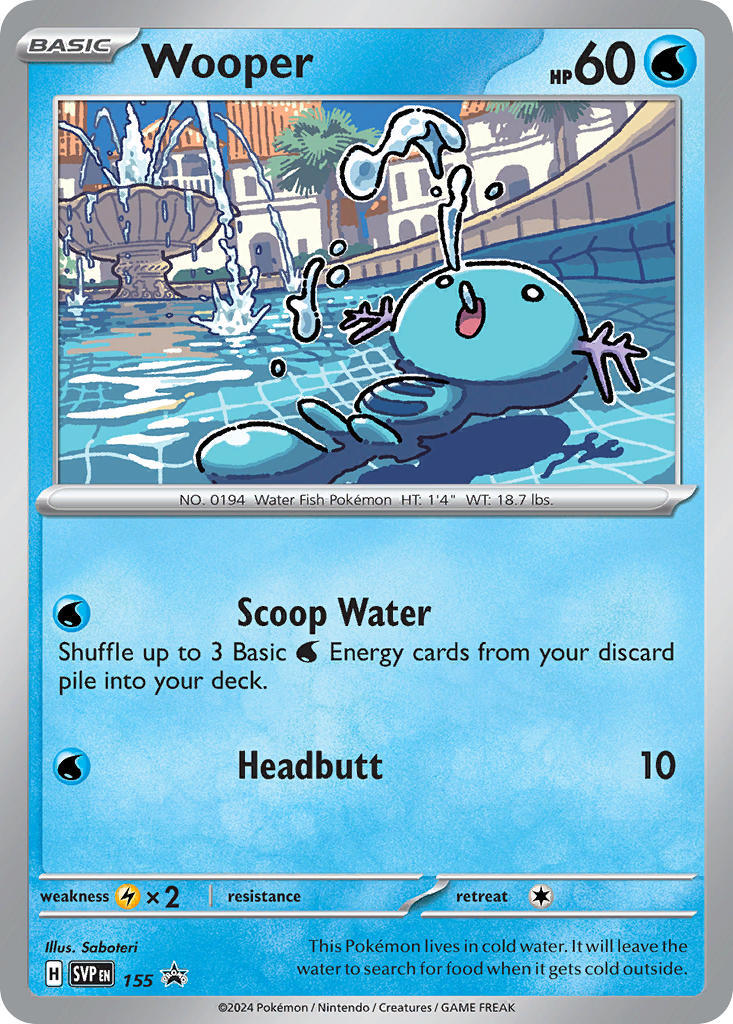 Wooper (155) [Scarlet & Violet: Black Star Promos] | RetroPlay Games