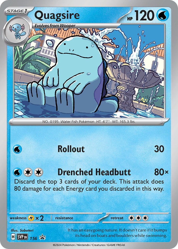 Quagsire (156) [Scarlet & Violet: Black Star Promos] | RetroPlay Games