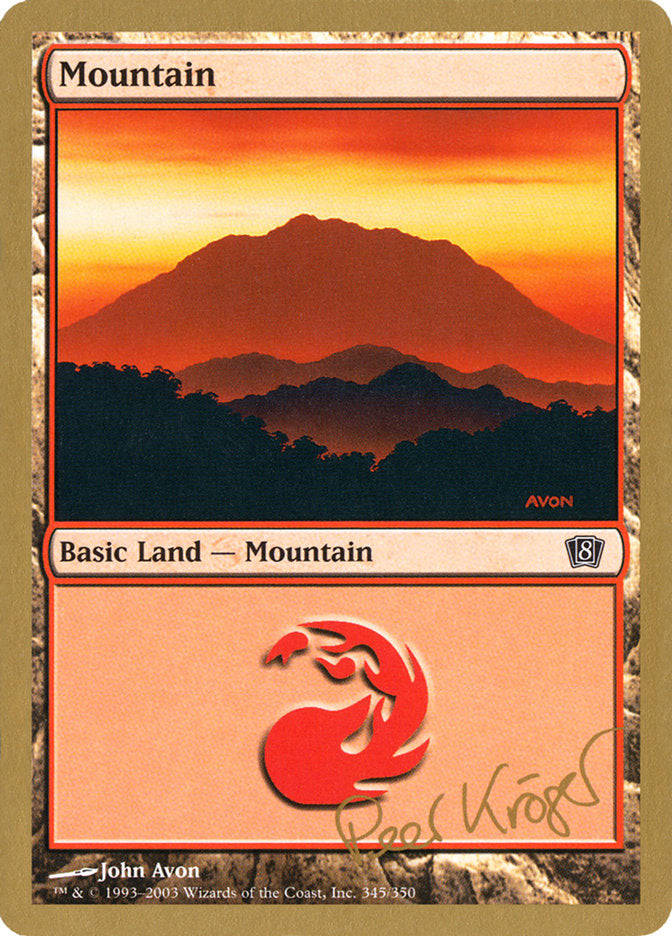 Mountain (pk345) (Peer Kroger) [World Championship Decks 2003] | RetroPlay Games