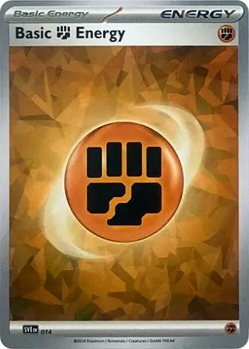 Basic Fighting Energy (014) (Cracked Ice Holo) [Scarlet & Violet: Stellar Crown] | RetroPlay Games