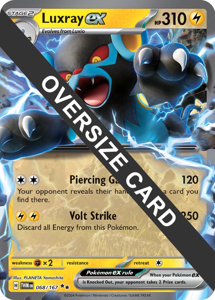 Luxray ex (068/167) (Jumbo Card) [Miscellaneous Cards] | RetroPlay Games