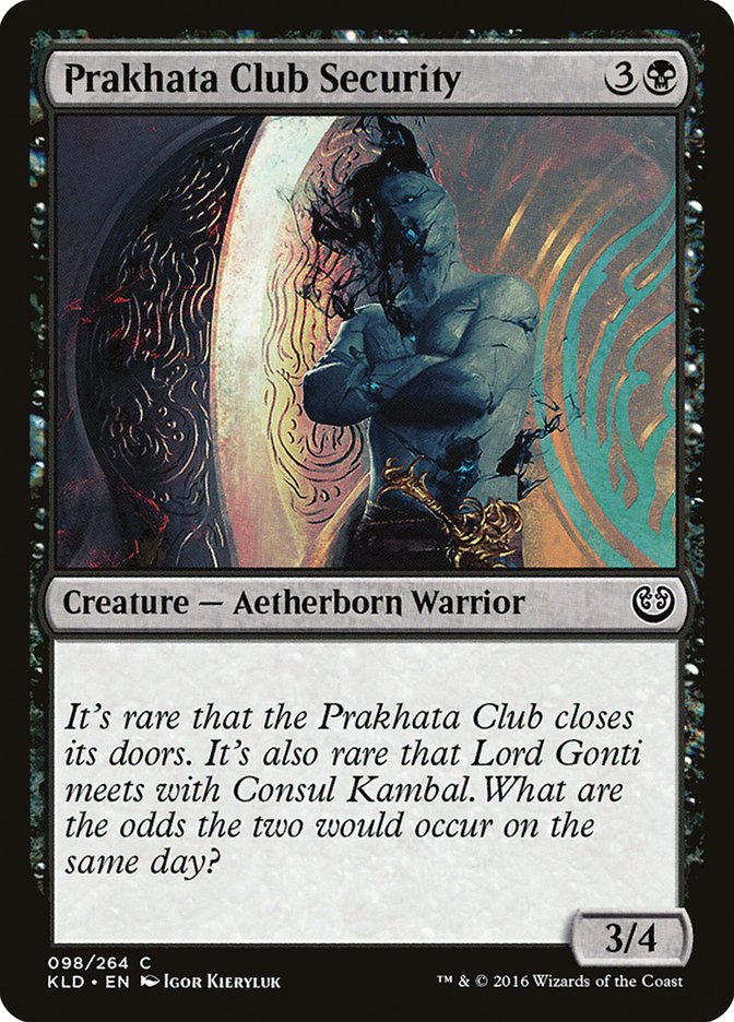 Prakhata Club Security [Kaladesh] | RetroPlay Games