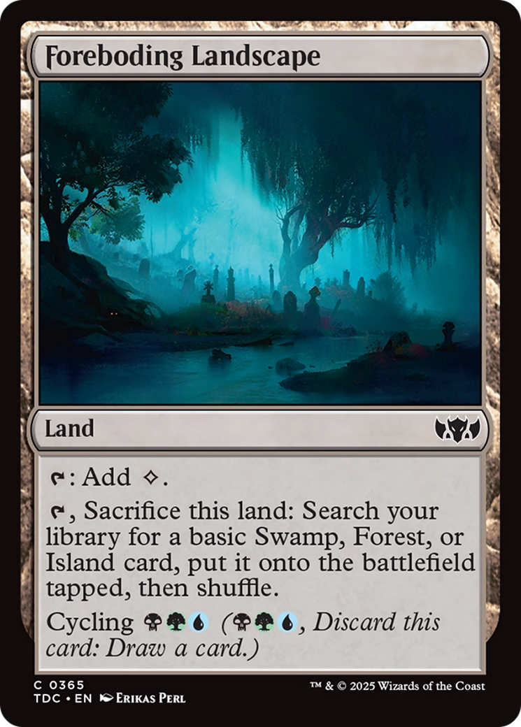 Foreboding Landscape [Tarkir: Dragonstorm Commander] | RetroPlay Games