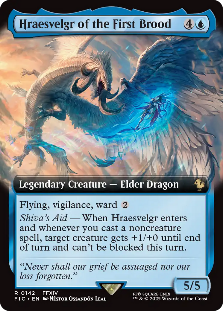 Hraesvelgr of the First Brood (Extended Art) [FINAL FANTASY Commander] | RetroPlay Games
