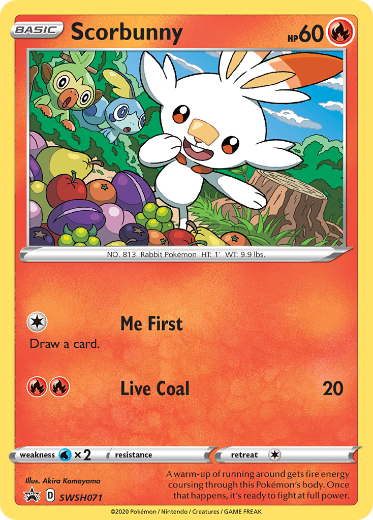 Scorbunny (SWSH071) [Sword & Shield: Black Star Promos] | RetroPlay Games