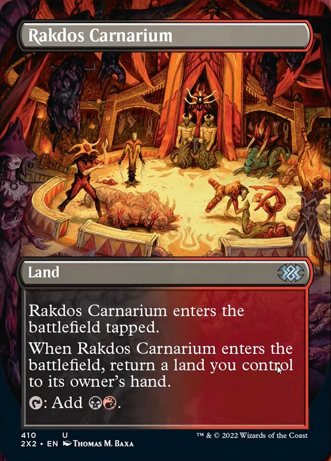 Rakdos Carnarium (Borderless Alternate Art) [Double Masters 2022] | RetroPlay Games