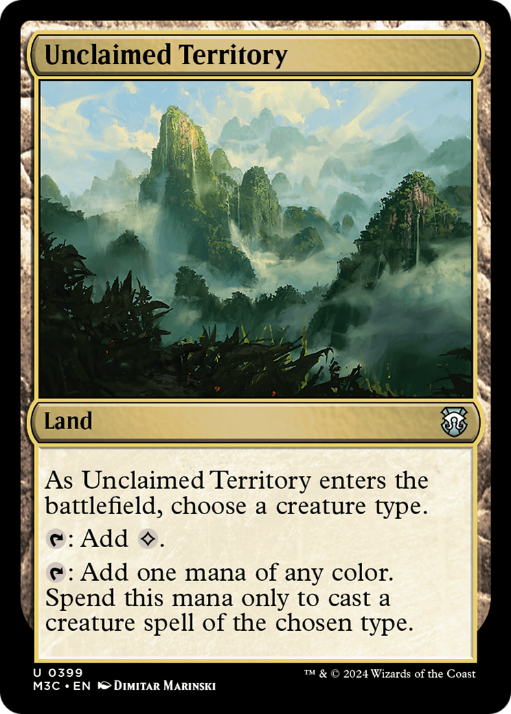 Unclaimed Territory (Ripple Foil) [Modern Horizons 3 Commander] | RetroPlay Games