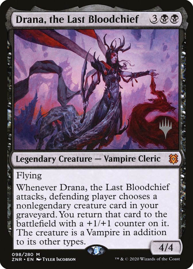 Drana, the Last Bloodchief (Promo Pack) [Zendikar Rising Promos] | RetroPlay Games