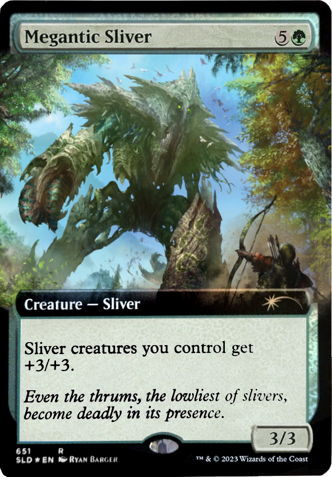 Megantic Sliver (Extended Art) [Secret Lair Drop Promos] | RetroPlay Games