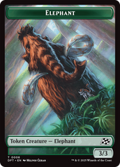 Insect // Elephant Double-Sided Token [Aetherdrift Tokens] | RetroPlay Games