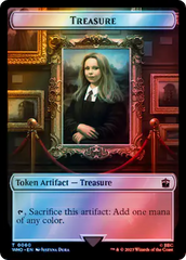 Soldier // Treasure (0060) Double-Sided Token (Surge Foil) [Doctor Who Tokens] | RetroPlay Games