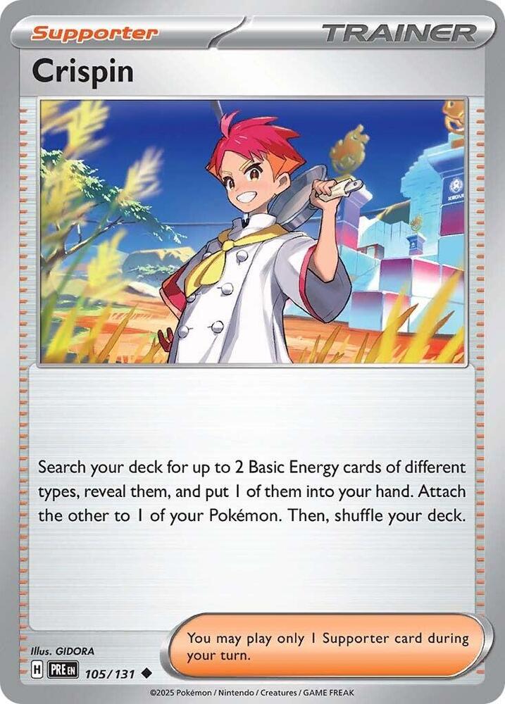 Crispin (105/131) [Scarlet & Violet: Prismatic Evolutions] | RetroPlay Games