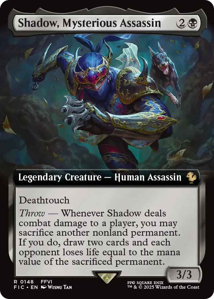 Shadow, Mysterious Assassin (Extended Art) [FINAL FANTASY Commander] | RetroPlay Games