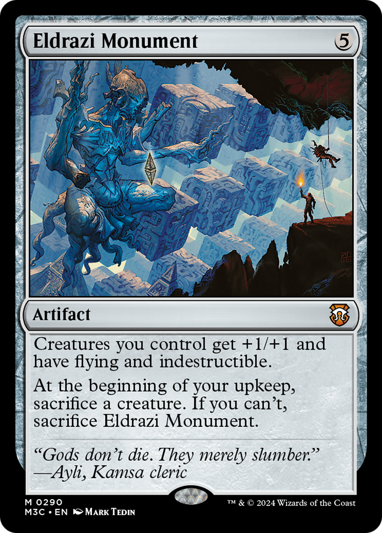 Eldrazi Monument (Ripple Foil) [Modern Horizons 3 Commander] | RetroPlay Games