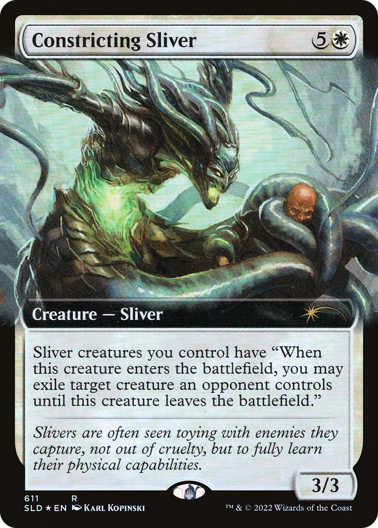 Constricting Sliver (Extended Art) [Secret Lair Drop Promos] | RetroPlay Games