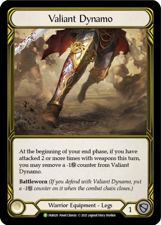 Valiant Dynamo (Golden) [FAB020] (Promo)  Cold Foil | RetroPlay Games