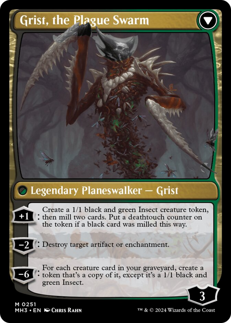 Grist, Voracious Larva // Grist, the Plague Swarm [Modern Horizons 3] | RetroPlay Games