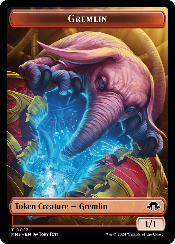 Gremlin Token [Modern Horizons 3 Tokens] | RetroPlay Games