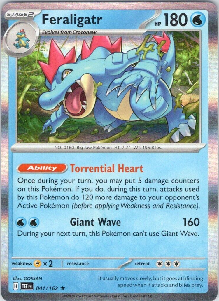 Feraligatr (041/162) [Scarlet & Violet: Temporal Forces] | RetroPlay Games