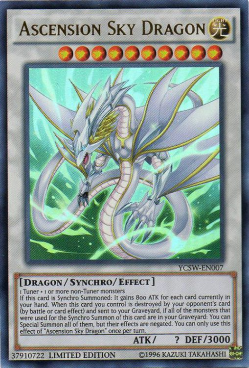 Ascension Sky Dragon [YCSW-EN007] Ultra Rare | RetroPlay Games