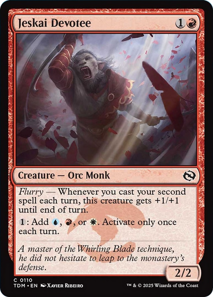 Jeskai Devotee [Tarkir: Dragonstorm] | RetroPlay Games