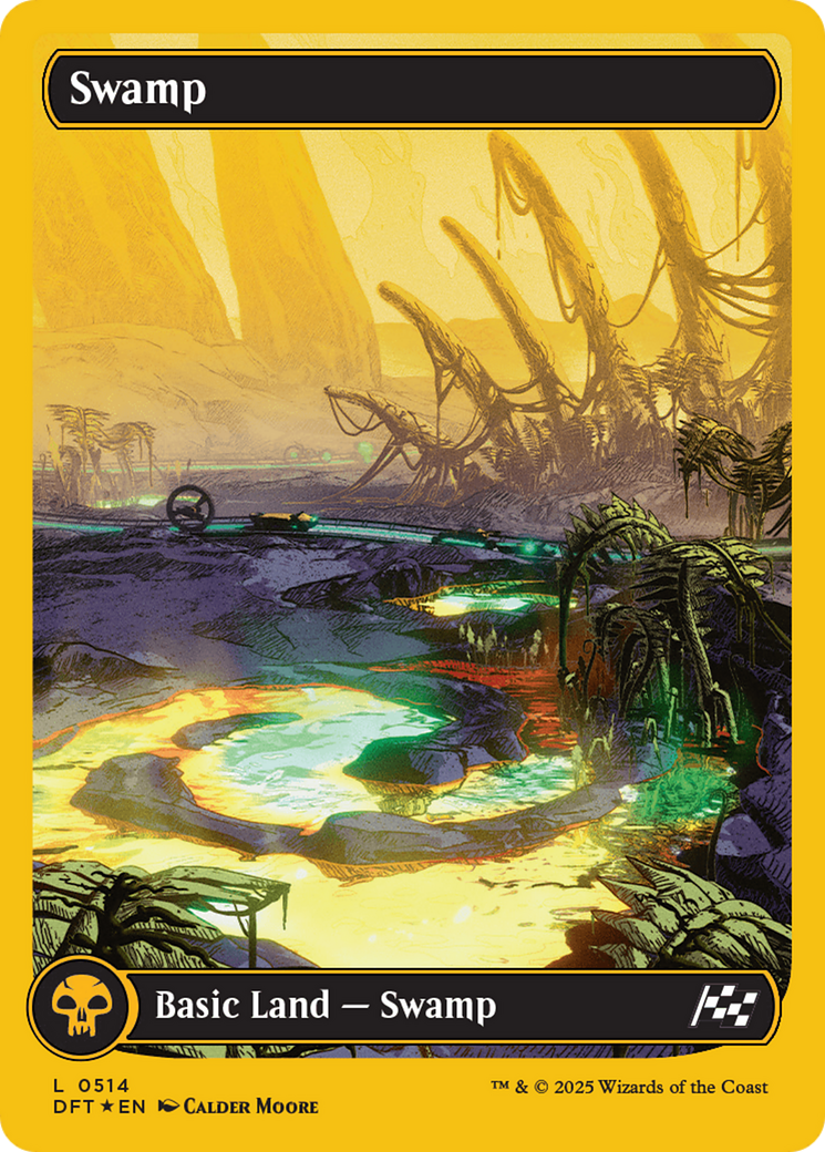 Swamp (0514) (First-Place Foil) [Aetherdrift] | RetroPlay Games