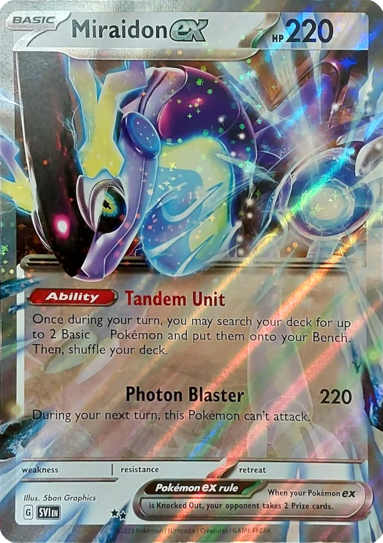 Miraidon ex (Unnumbered) (Jumbo Card) [Scarlet & Violet: Base Set] | RetroPlay Games