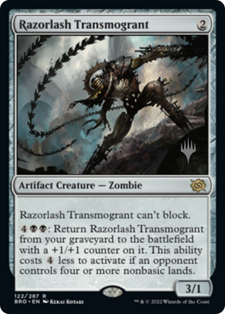 Razorlash Transmogrant (Promo Pack) [The Brothers' War Promos] | RetroPlay Games