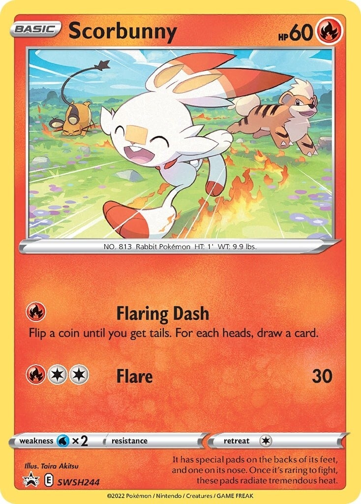 Scorbunny (SWSH244) [Sword & Shield: Black Star Promos] | RetroPlay Games