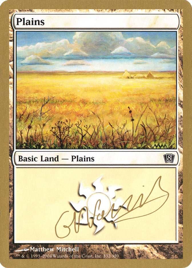 Plains (gn332) (Gabriel Nassif) [World Championship Decks 2004] | RetroPlay Games