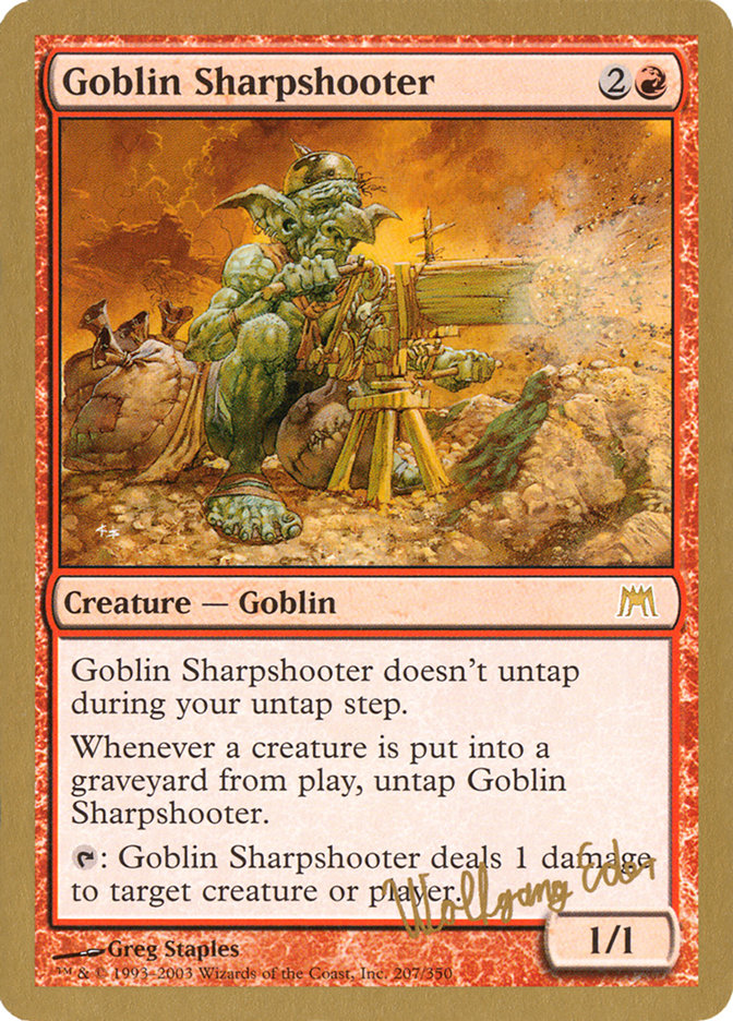 Goblin Sharpshooter (Wolfgang Eder) [World Championship Decks 2003] | RetroPlay Games