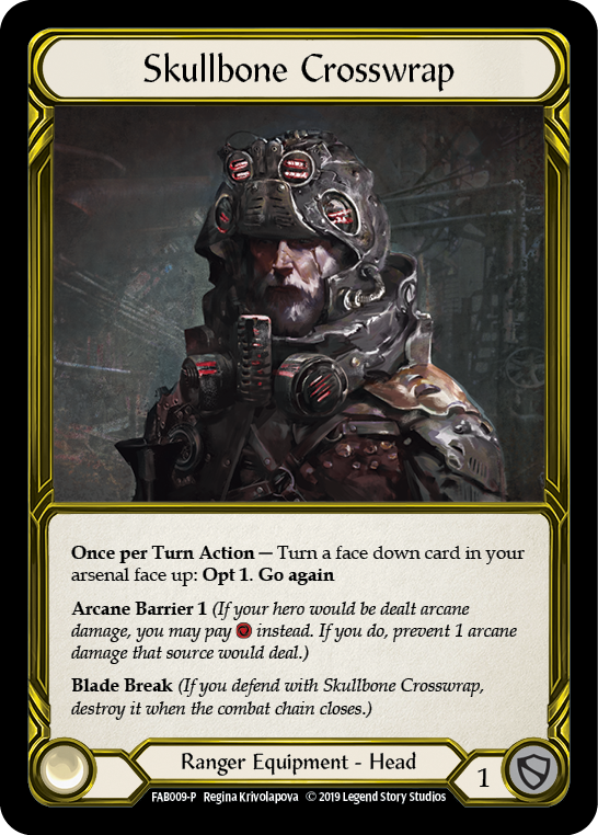 Skullbone Crosswrap [FAB009-P] (Promo)  1st Edition Cold Foil - Golden | RetroPlay Games