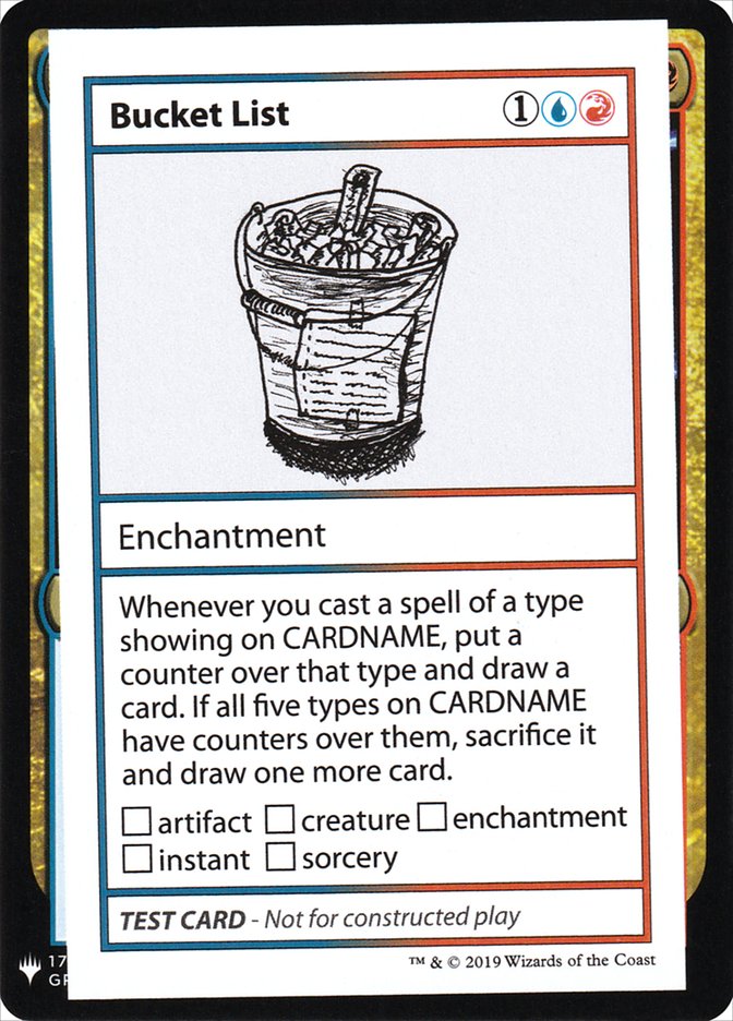 Bucket List [Mystery Booster Playtest Cards] | RetroPlay Games