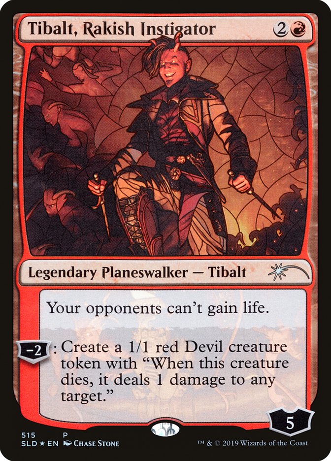 Tibalt, Rakish Instigator (Stained Glass) [Secret Lair Drop Promos] | RetroPlay Games