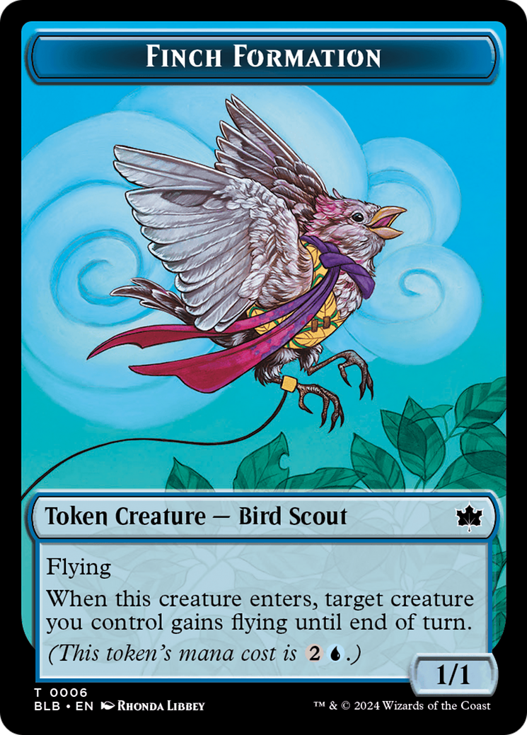 Finch Formation Token [Bloomburrow Tokens] | RetroPlay Games