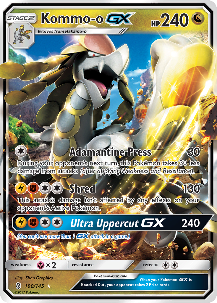 Kommo-o GX (100/145) [Sun & Moon: Guardians Rising] | RetroPlay Games