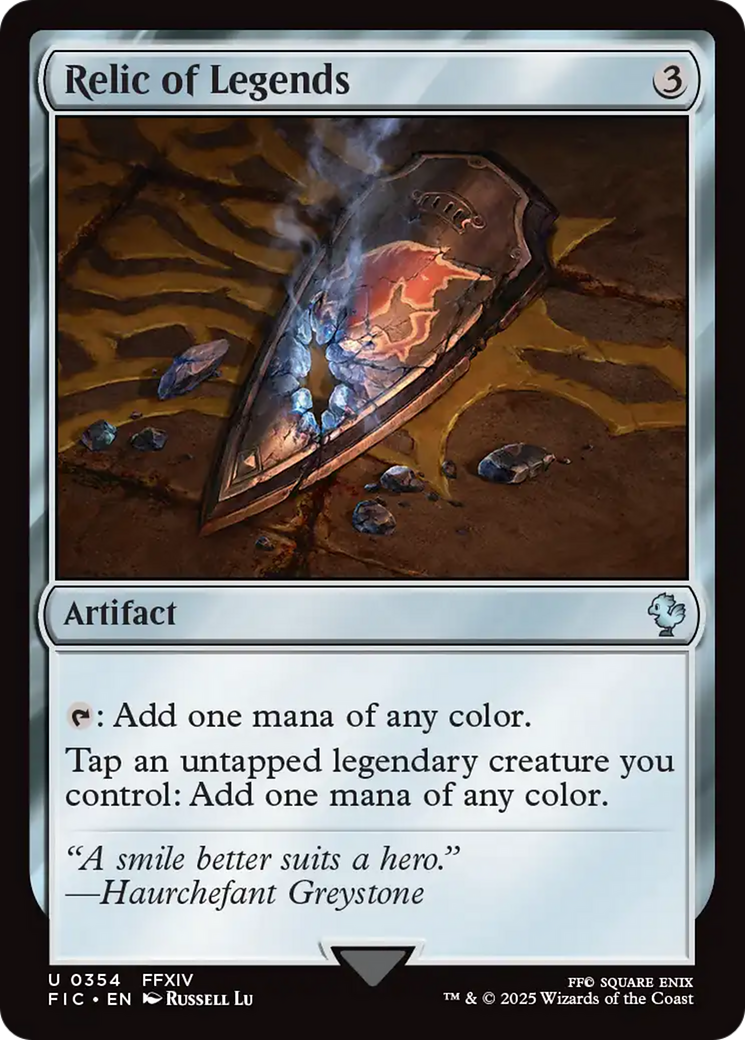 Relic of Legends [FINAL FANTASY Commander] | RetroPlay Games