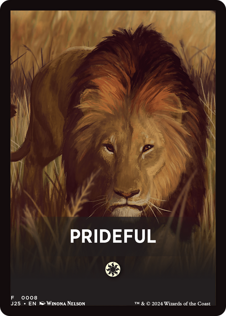 Prideful Theme Card [Foundations Jumpstart Front Cards] | RetroPlay Games